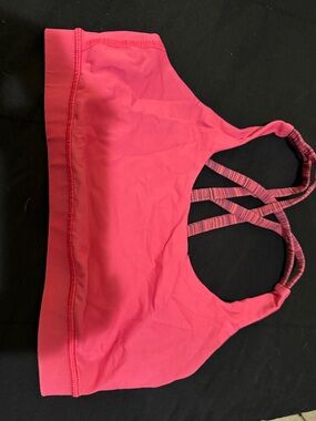 Lululemon Pink Strappy Sports Bra size 6